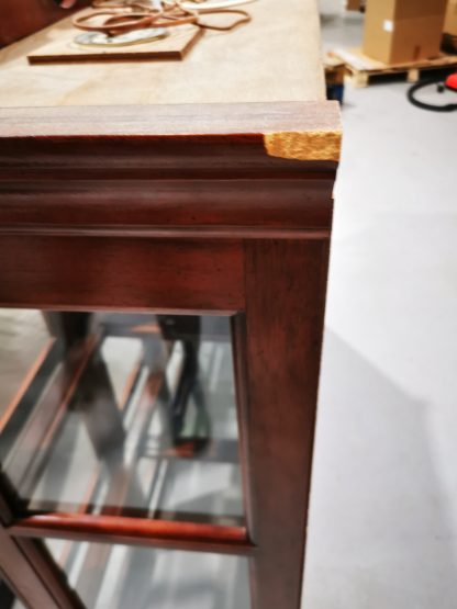 Large Vintage Cherry Wood Display Unit - Image 9