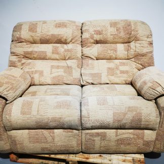 Cream Fabric 2 Seater Sofa