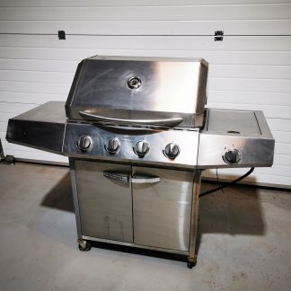 Silver 4 Burner BBQ