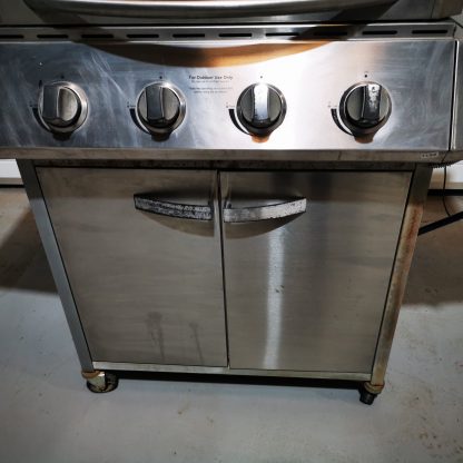 Silver 4 Burner BBQ - Image 4