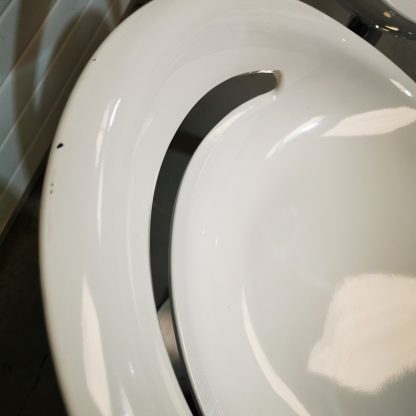 White Adjustable Bar Stools - Image 4