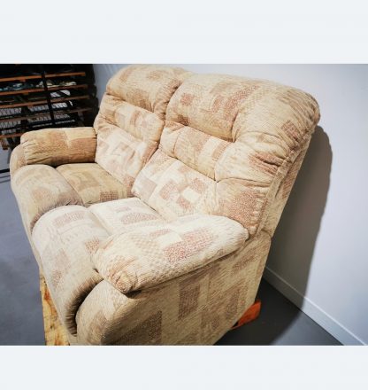 Cream Fabric 2 Seater Sofa - Image 2