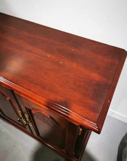 Large Vintage Cherry Wood Display Unit - Image 8