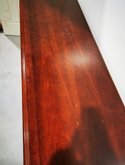 Large Vintage Cherry Wood Display Unit - Image 7