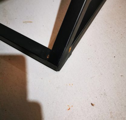 Tan Leather Ottoman - Image 6