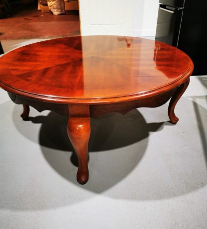 Large Round Vintage Coffee Table - Image 3