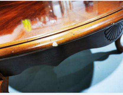 Large Round Vintage Coffee Table - Image 6