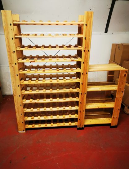 Large Wooden Wine Rack