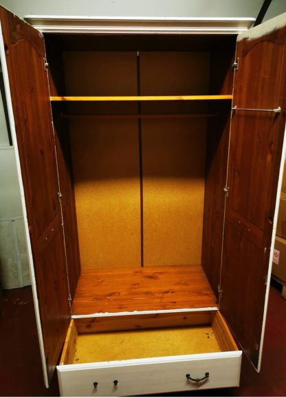 Painted Double Wardrobe - Image 4