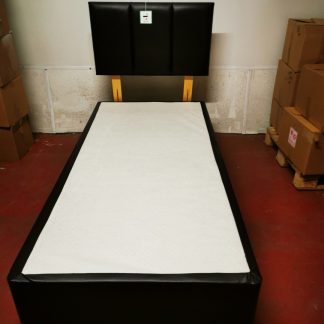 Sinlge Divan Bed with Matching Headboard
