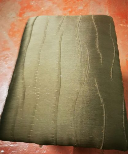Brown Fabric Stool - Image 3