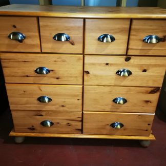 Antique 10 Drawer Unit