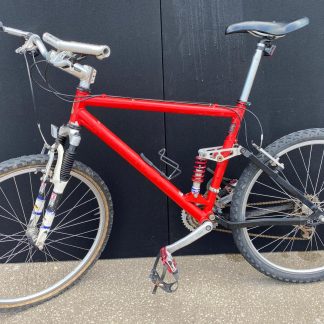 Red Raleigh Mountain Bike