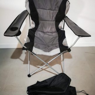 Large Black and Grey Camping Chair