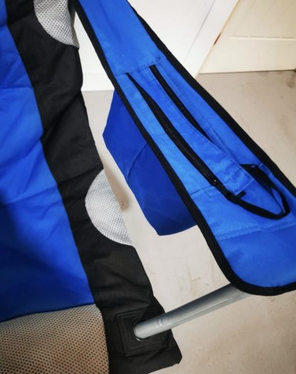 Large Blue Camping Chair - Image 4