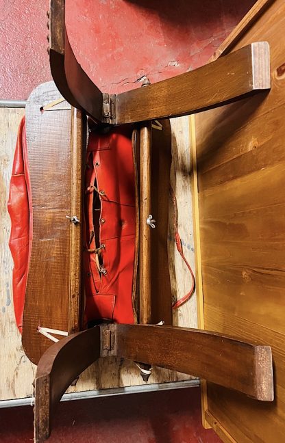 Vintage Egyptian Camel Saddle Stool - Image 5