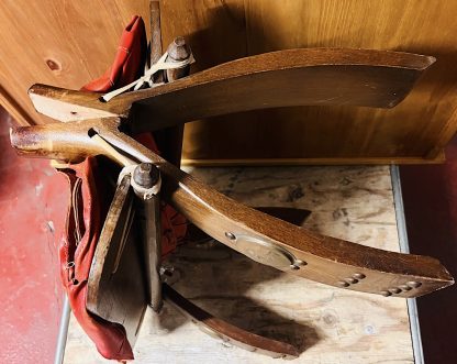 Vintage Egyptian Camel Saddle Stool - Image 4