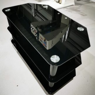 Black Glass TV Unit