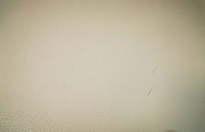 White Leather Footstool - Image 5