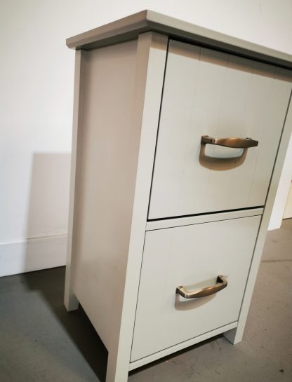 Grey Two  Drawer Unit - Image 2