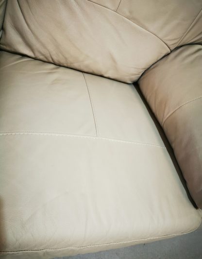 Grey/Cream 2 Seater Sofa - Image 8