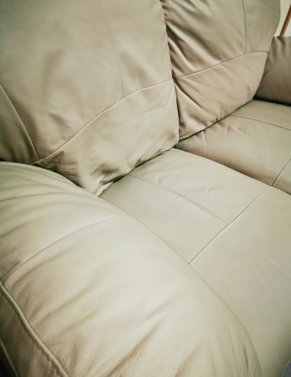 Grey/Cream 2 Seater Sofa - Image 7