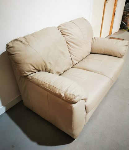 Grey/Cream 2 Seater Sofa - Image 6