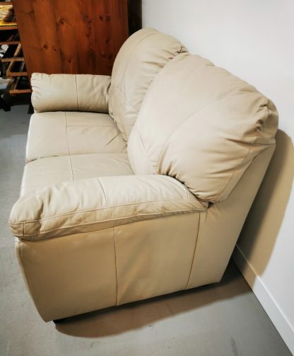 Grey/Cream 2 Seater Sofa - Image 5