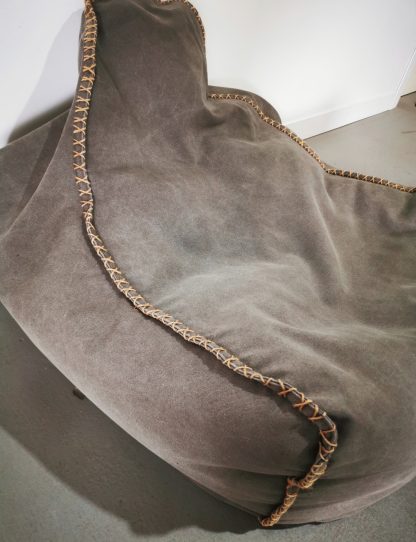 Khaki Canvas Bean Bag - Image 2