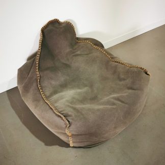 Khaki Canvas Bean Bag