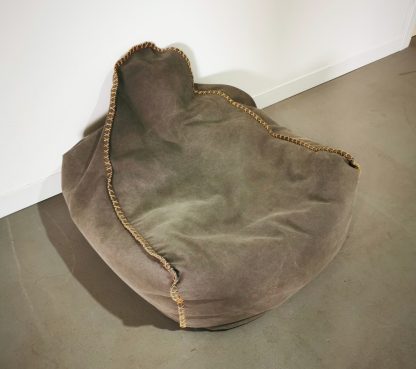 Khaki Canvas Bean Bag