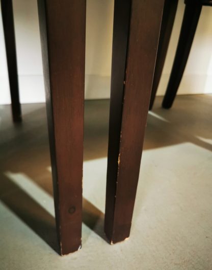 6 Charcoal Dining Chairs - Image 5