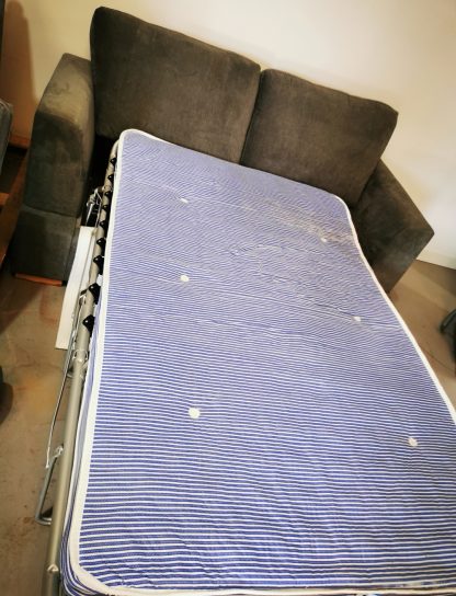 Grey 3 Seater Sofa Bed - Image 11