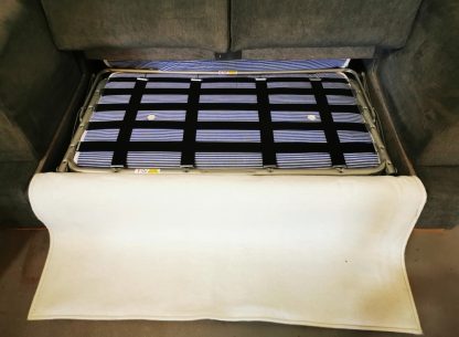 Grey 3 Seater Sofa Bed - Image 8