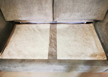 Grey 3 Seater Sofa Bed - Image 7