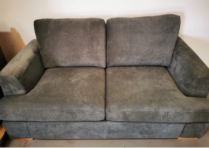 Grey 3 Seater Sofa Bed - Image 2