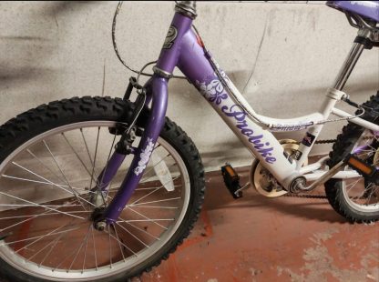 Purple and White Kids Bike - Image 4