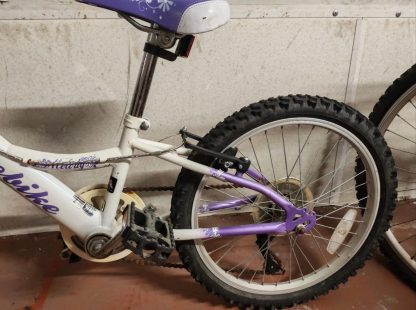 Purple and White Kids Bike - Image 2