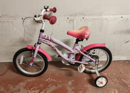 Purple Bike With Stabilisers