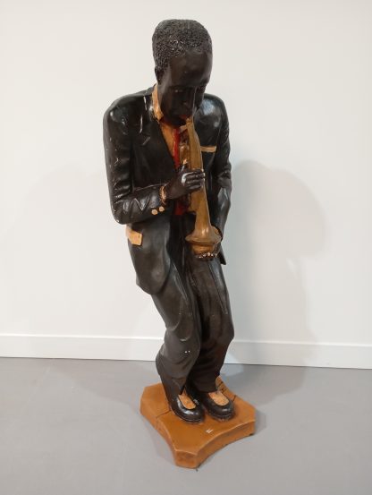 Male Jazz Singer Figurine