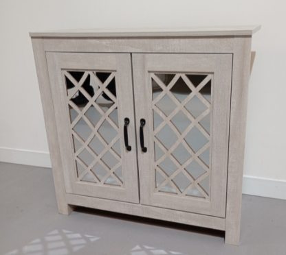 Grey Mirrored Sideboard