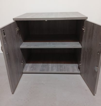 Grey Wood Effect Cupboard - Image 4