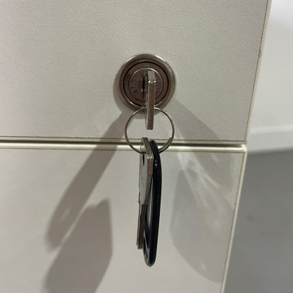 3 Draw Pedestal on Wheels With Key - Image 4