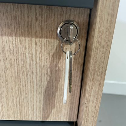 2 Draw Pedestal on Wheels With Key - Image 3