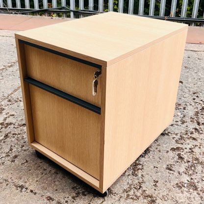 2 Draw Pedestal on Wheels With Key - Image 4