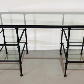 Glass & Metal Desk