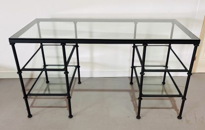 Glass & Metal Desk