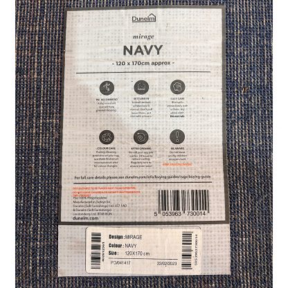 Mirage Navy Rug - Image 2