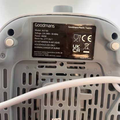 White 2 Sliced Toaster - Image 2