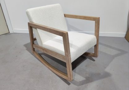 White rocking chair